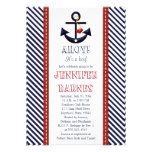 Invitations nautiques de baby shower d'ancre