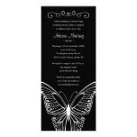 Invitations noires et blanches de Quinceanera de p