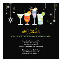 Invitations noirs impertinents de partie en verre 