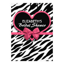 invitations nuptiales de douche de coeur rose de z