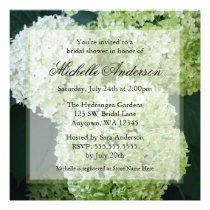 Invitations nuptiales de douche d'hortensias d'Ann invitations