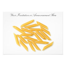 Invitations or Innouncements with Noodles