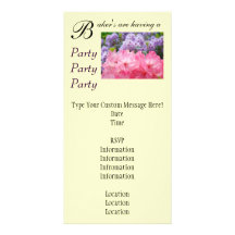 Invitations Party Parties "Name" are having a Part Photo Card