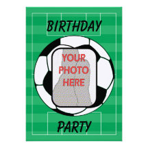 Invitations personnalisables de partie de ballon d