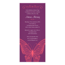 Invitations pourpres et roses de Quinceanera de pa