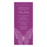 Invitations pourpres violettes de Quinceanera de p