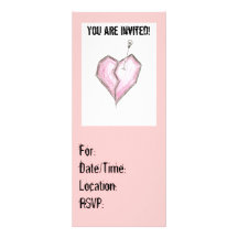Invitations roses Birthay d'Emo toute occasion