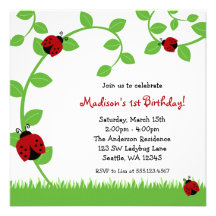 Invitations rouges de fête d'anniversaire de vigne