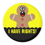Invite gingerbread men for the best Xmas party Refrigerator Magnet