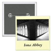 Iona Abbey Pinback Button