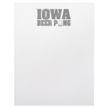 Iowa Beer Pong Letterhead Design