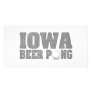 Iowa Beer Pong Custom Photo Card