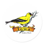 Iowa Goldfinch stickers