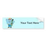 Iowa IA Iowan Corn Vintage Travel Souvenir Bumper Sticker