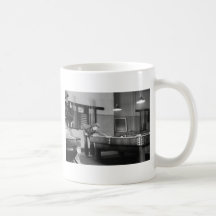 Iowa Pool Hall, 1940s Mugs