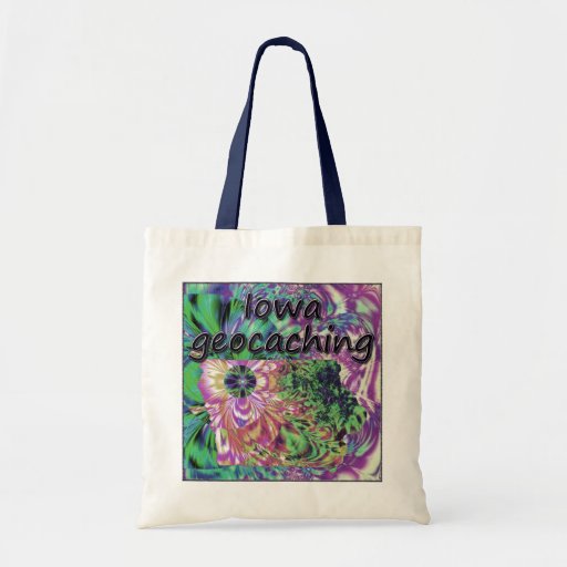 Iowa State Geocaching Travel Tote Bag