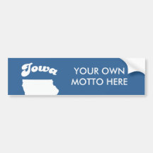 IOWA STATE MOTTO T-SHIRT T-shirt Bumper Stickers