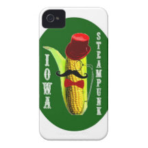 iowa steampunk corncob mascot iPhone 4 covers