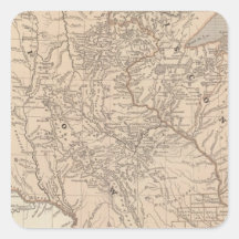 Iowa, Wisconsin Square Sticker