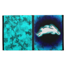 iPad Folding Case - Rabbit Blue