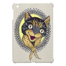 Ipad Mini Cover with laughing cat