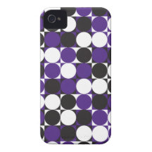 iPhone4 Case-Mate Retro Square Purple Case-Mate iPhone 4 Case