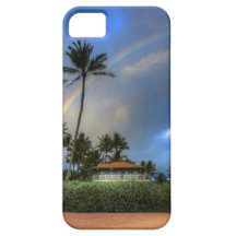 IPhone5 Case Beach House Rainbow Image Dave Lee iPhone 5 Cover