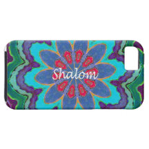 iPhone5 Case Mate Vibe Shalom Mandala iPhone 5 Covers