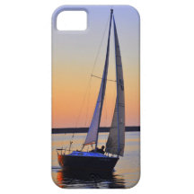 iPhone5 Case Sunset Sail Sailboat iPhone 5 Cover