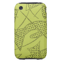 iPhone 3/S Tuff Case ATOMIC BOOMERANG 1950s CHART