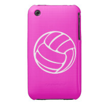 iPhone 3 Volleyball White on Pink