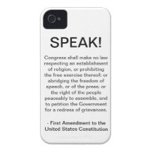 iPhone 4/4S Case - First Amendment