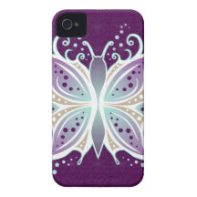 iPhone 4 Case Butterfly Abstract