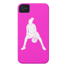 iPhone 4 Case-Mate Dribble Silhouette Pink