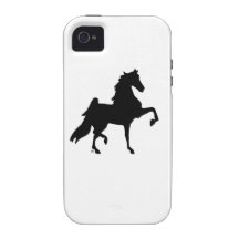 iPHone 4 case with horse logo
