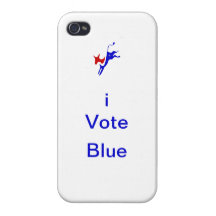 iPhone 4 "iVote Blue" Case iPhone 4/4S Case