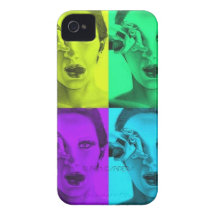 iPhone 4 Psycho Beauty POP cover by Ruben Cabrera Étui iPhone 4