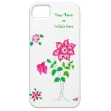 iPhone 5 Barely There Case, Custom, Pink Flowers iPhone 5 Case