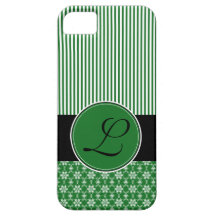 iPhone 5 Barely There Case Template Green Pattern iPhone 5 Cases