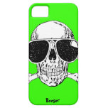 Iphone 5 bt - Loathing Skull and Sunglasses iPhone 5 Cases