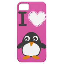 iPhone 5 case for Penguin Lovers