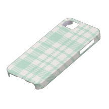 iPhone 5 Case - Texture Plaid - Surf