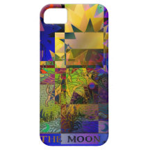 iPhone 5 Case The Moon Psychedelic Tarot
