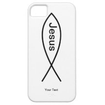 iPhone 5 - Ichthys - Jesus - Your Text - Template iPhone 5 Case