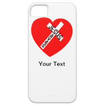 iPhone 5 - Jesus Saves - Your Text - Template iPhone 5 Cover
