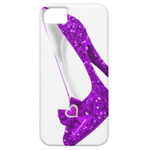 iPhone 5 Purple High Heel Shoe iPhone 5 Covers