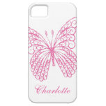 iPhone 5Case-MateBarelyThere de papillon de roses  Étuis iPhone 5