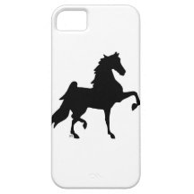 Iphone Barely there Case / Saddlebred Silhouette iPhone 5 Cases