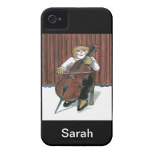 iPhone Case for Cello Player iPhone 4 Case-Mate Case