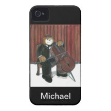 iPhone Case for Cello Player iPhone 4 Case